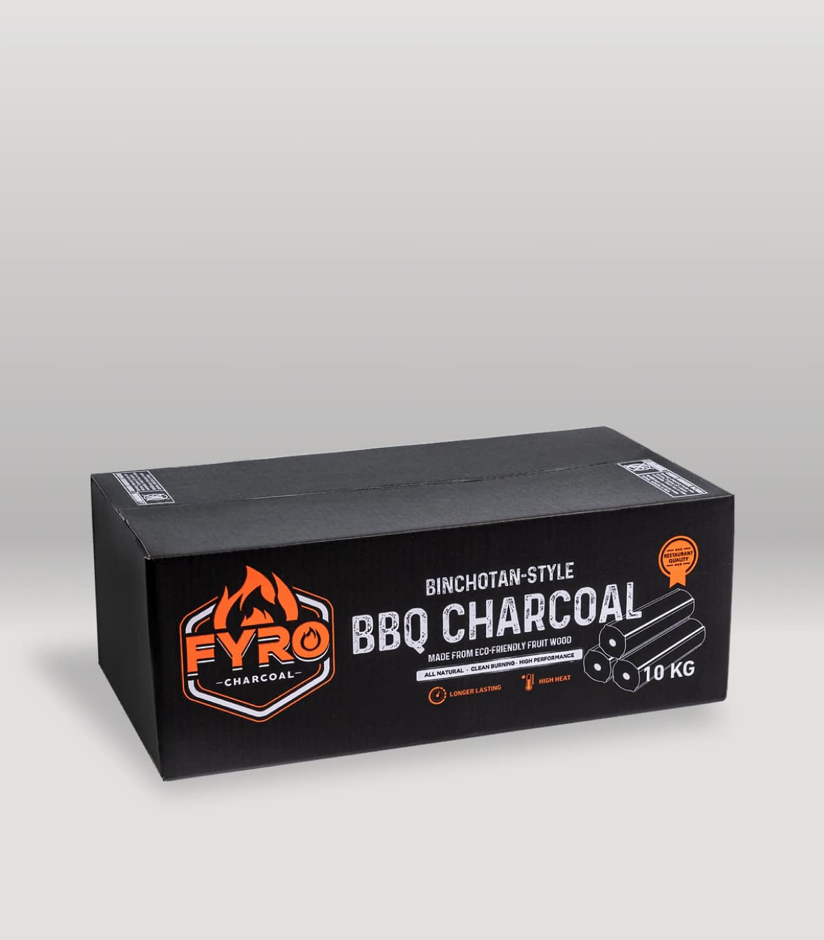 Binchotan-Style Charcoal Logs