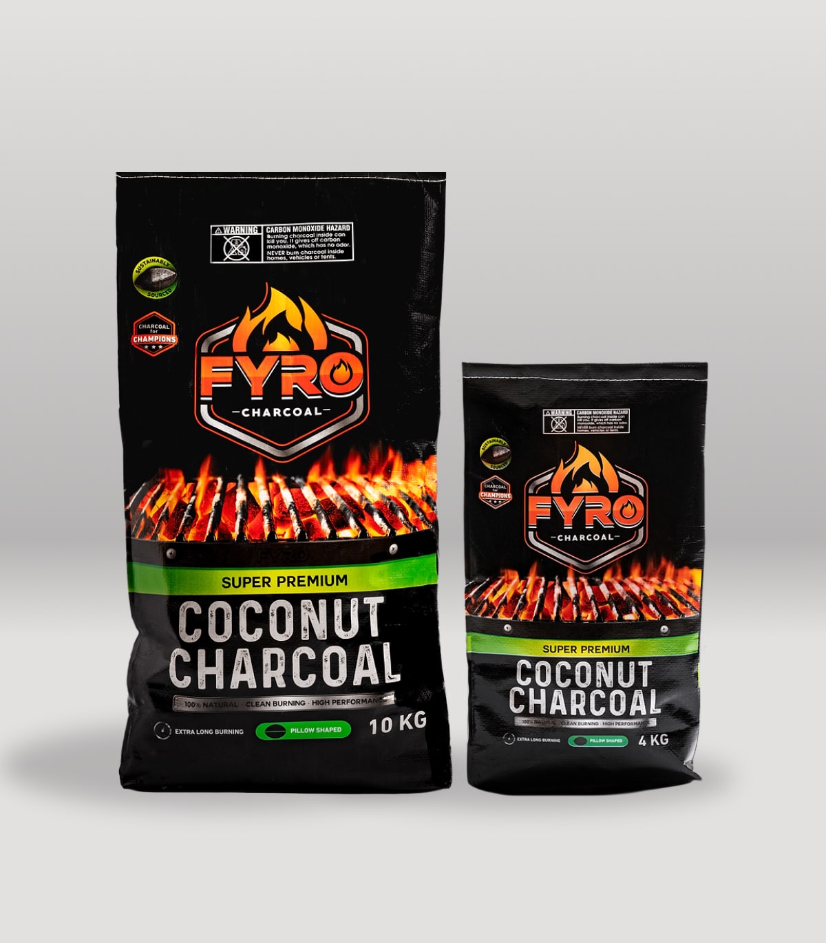 Coconut Charcoal Pillows